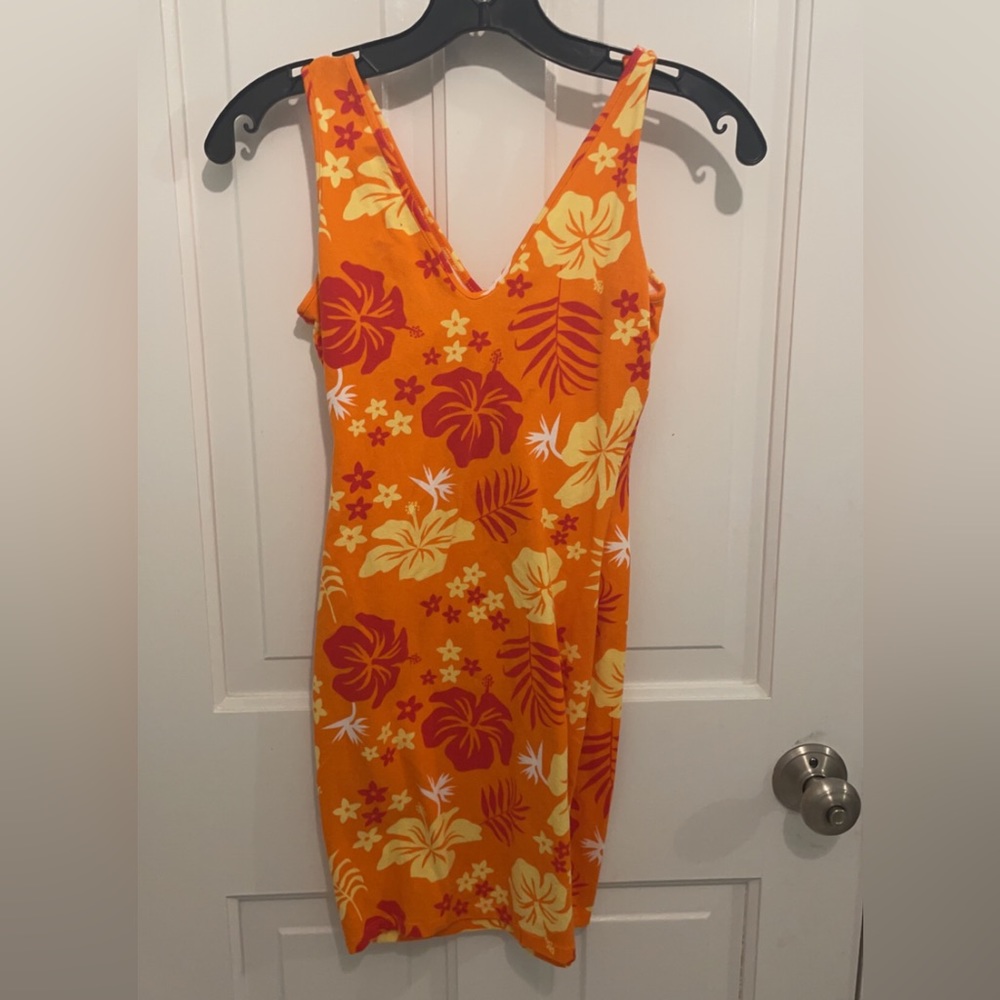 Target Orange Floral Dress